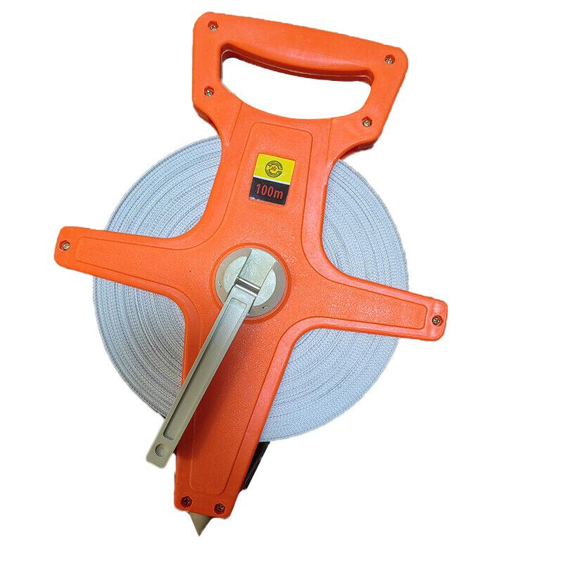 30/50/100M Fiberglass Open Reel Tape Measure for Long Distance Use