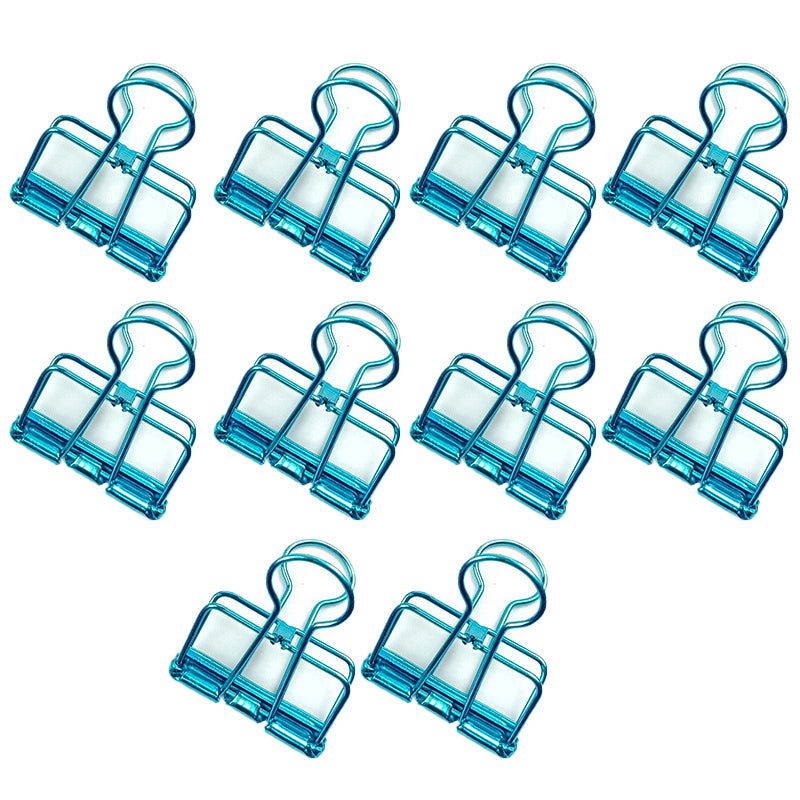 Hollow Swallowtail Metal Binder Clips Bookmark Style in 8 Colours