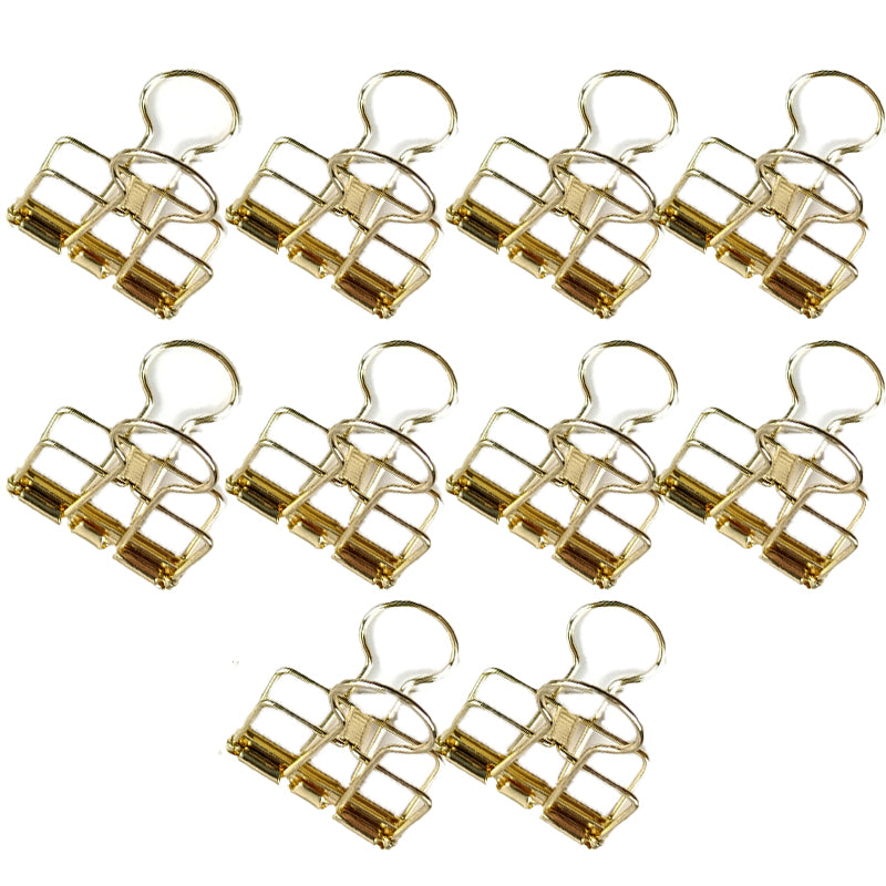 Hollow Swallowtail Metal Binder Clips Bookmark Style in 8 Colours