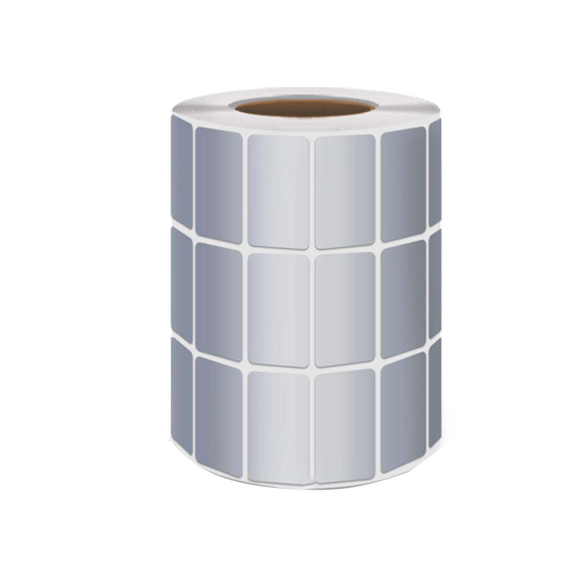 Silver PET Sticker Labels Waterproof Self Adhesive Thermal