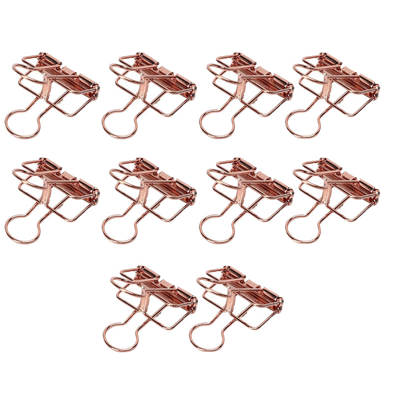 Hollow Swallowtail Metal Binder Clips Bookmark Style in 8 Colours
